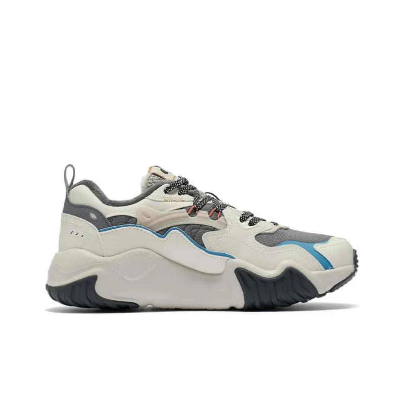 Disney x LiNing Cat Paw Lite Shock Absorbers Low Top Casual Shoes Men's Iron Asphalt Gray-1