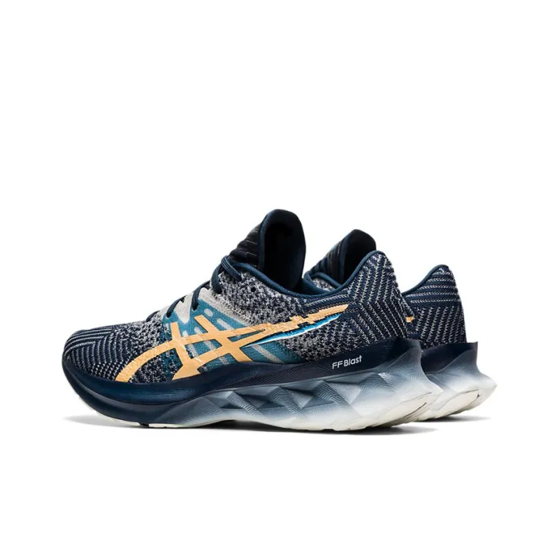 Asics Novablast 'Pixel Noise French Blue Champagne' Women's-3