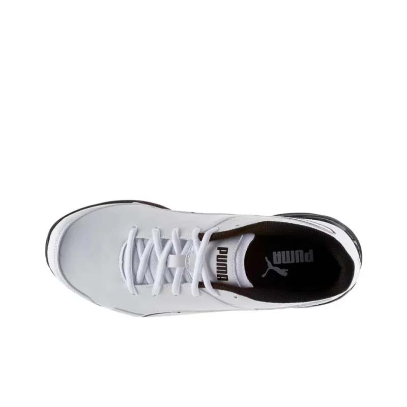 PUMA Super Levitate Anti-Slip Wear-Resistant Low-Top Running Shoes Men's White-3