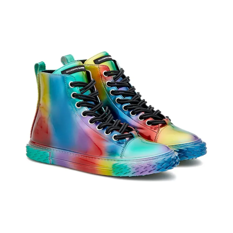 Giuseppe Zanotti/GZ Blabber Skateboard Shoes Men's Multicolor Wash-2