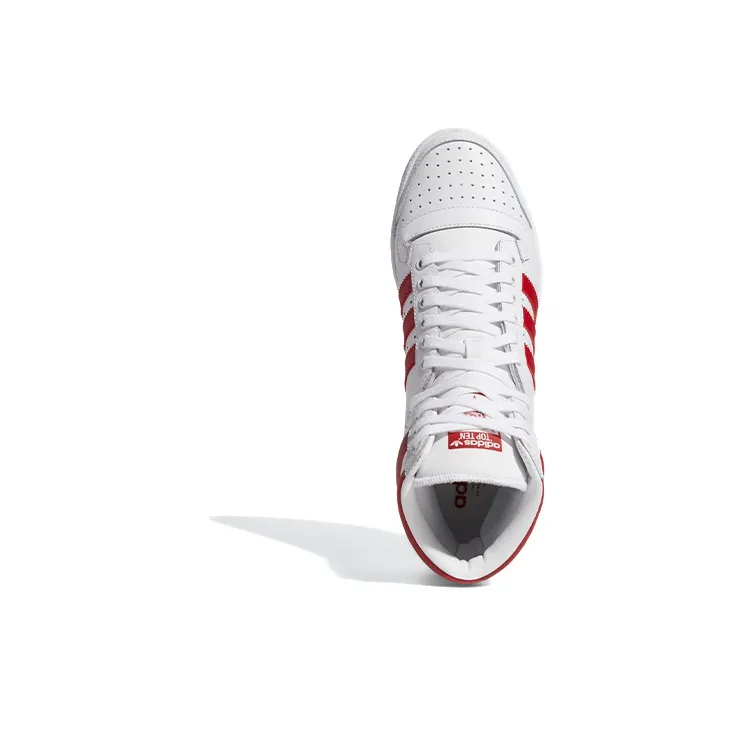 Adidas Top Ten Hi White Scarlet-3