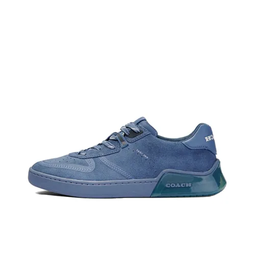 COACH CitySole Skateboard Shoes Men Low-Top Blue Quartz