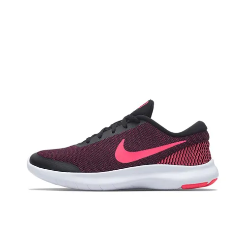 Nike Flex Experience Rn 7 Black Racer Pink-Wild Cherry Women's