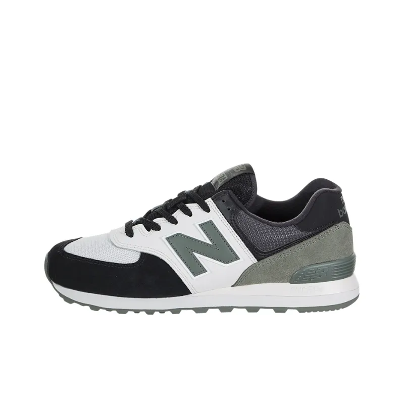 New Balance 574 Series Low Top Black/White/Grey-0