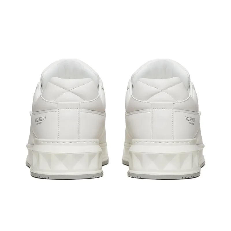 Valentino One Stud Low 'White Grey' 2023-4