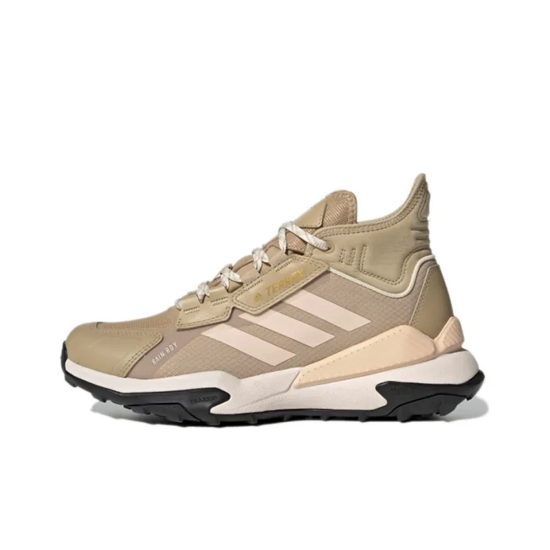Adidas Terrex Hyperblue Mid Rain Rdy Beige Brown Women's-0