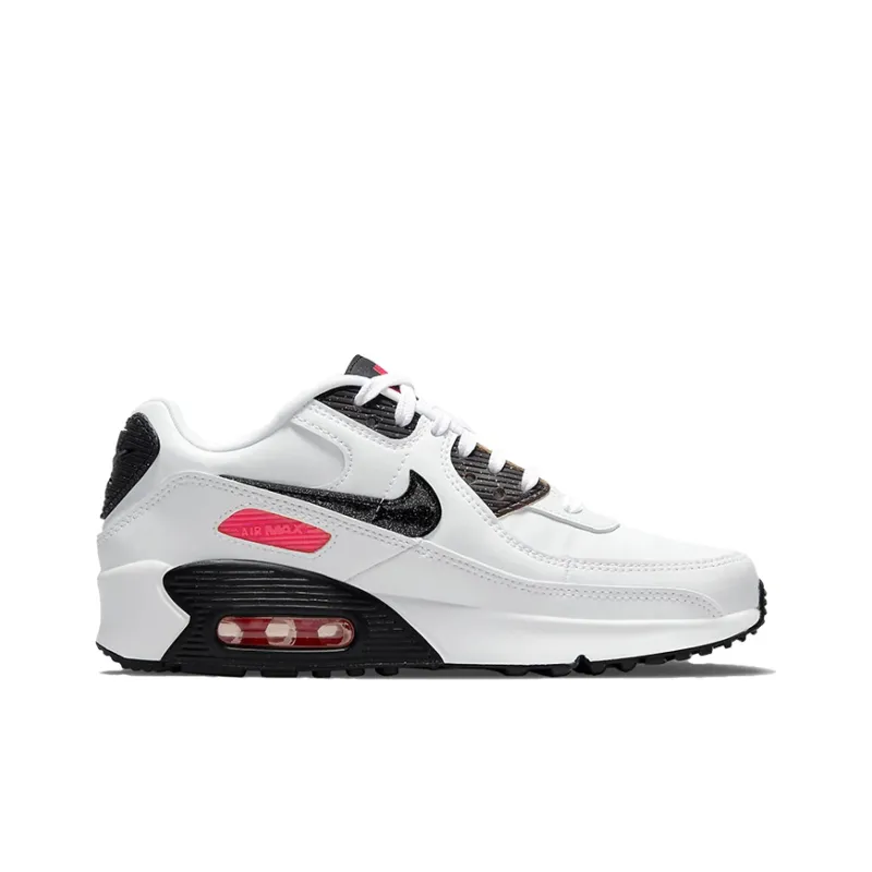 Nike Air Max 90 Ltr White Black Red GS-1