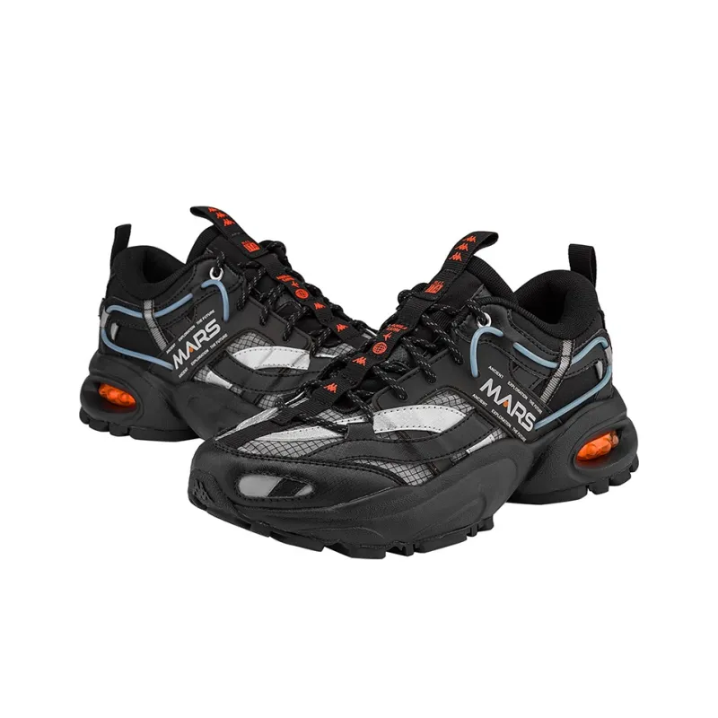 Kappa MARS Low Top Sports Casual Shoes Unisex Black-3