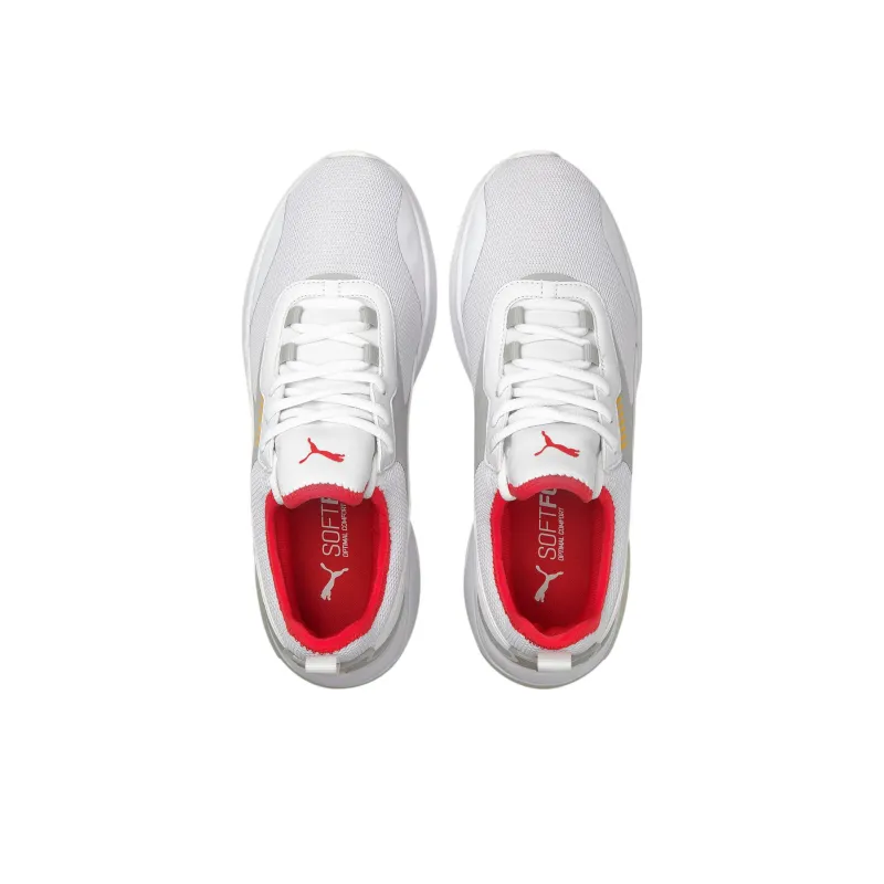 PUMA Electron E Pro Casual Shoes Men Mid-Top White/Gray/Red-2