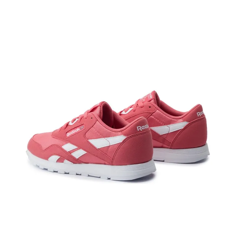 Reebok Classic Nylon Casual Shoes Women's Low-Top Pink-2