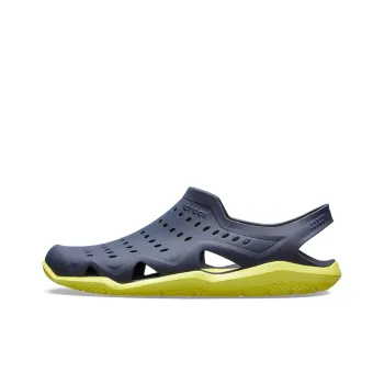 Crocs Swiftwater Clogs Men's Blue Green