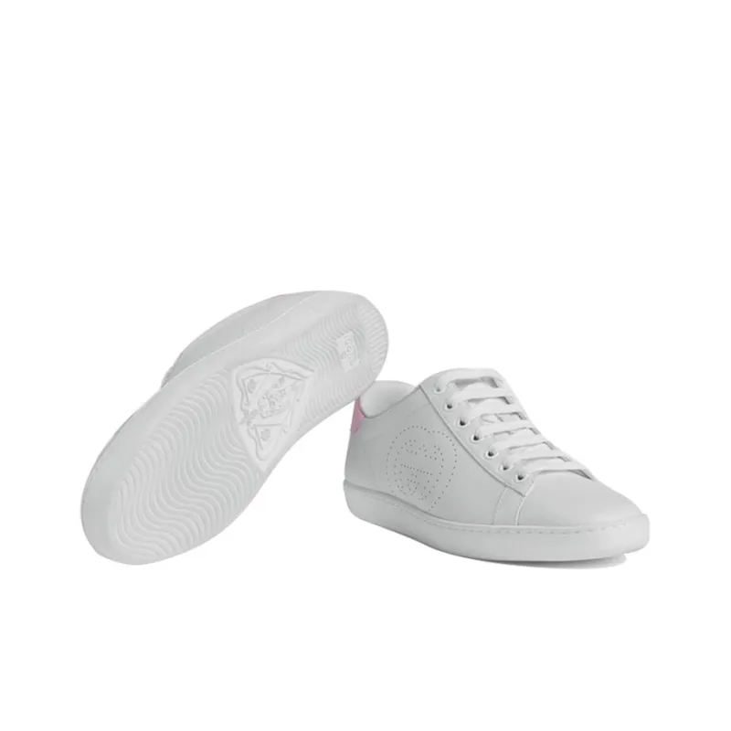 GUCCI Women's Ace 'Interlocking G White Pink' Women's-2