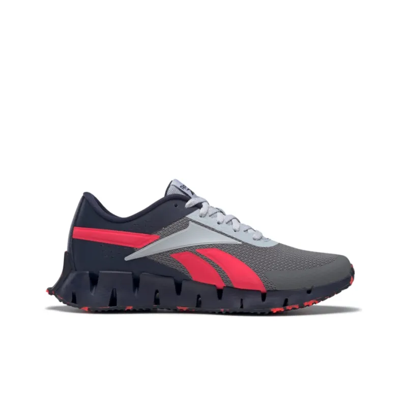 Reebok Zig Dynamica 2 Running Shoes Men Low-Top Blue/Gray/Red-1