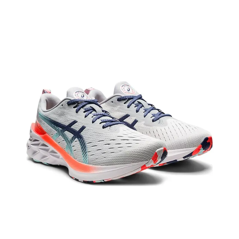 Asics Novablast 2 Glacier Grey Thunder Blue-2