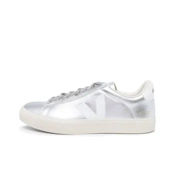 VEJA Campo Chromefree Lace Up 'Silver White'