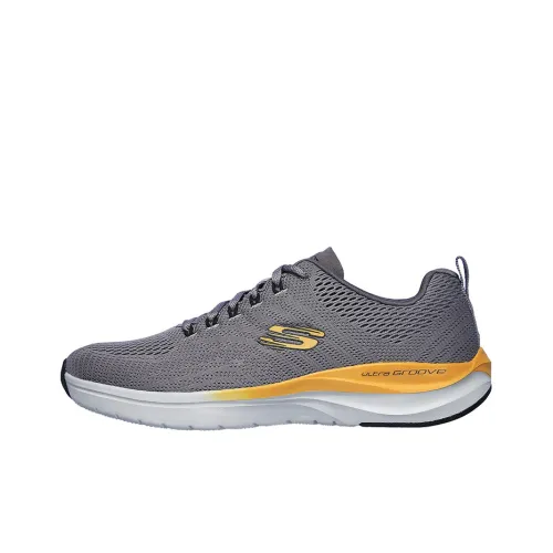 Skechers Ultra Groove Running Shoes Men Low-Top Gray