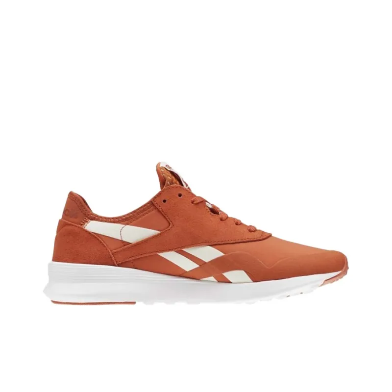 Reebok Classic Nylon Casual Shoes Women's Low-Top Orange Red-1