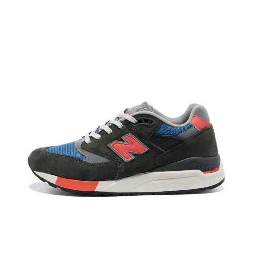 New Balance NB 998 Running Shoes Unisex Low-Top Black/Gray/Blue