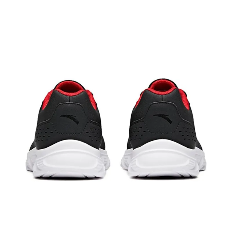 Anta Low Top Running Shoes Men's Black Red-3