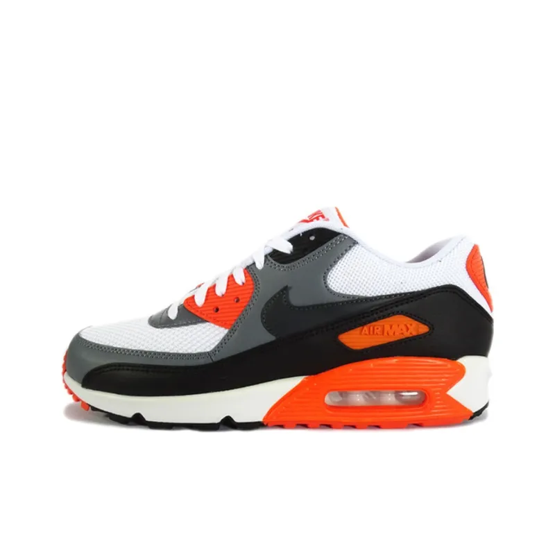 Nike Air Max 90 White Grey Orange-0
