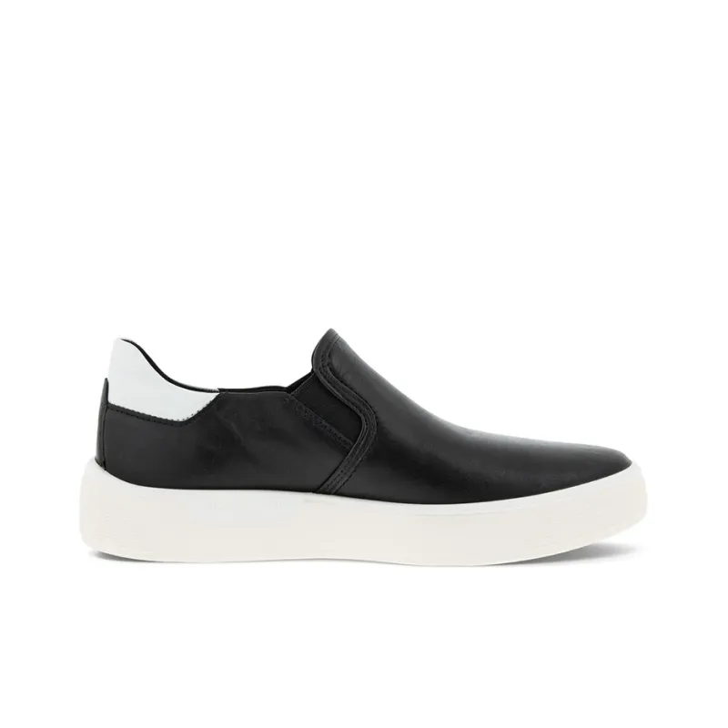 Ecco Street Tray W Slip-On Skateboard Shoes Women's Black-1