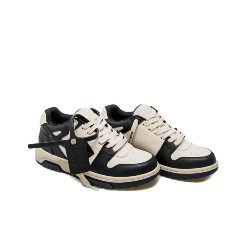 OFF WHITE Out Of Office 'Black Beige' Women's-2