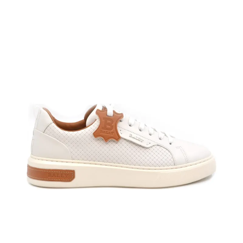 BALLY Low Top Running Shoes Men White-1
