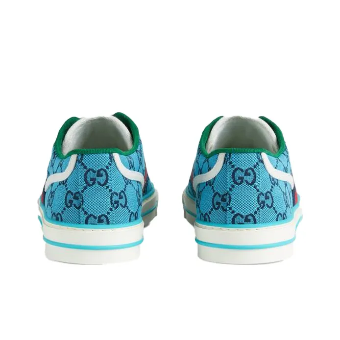 GUCCI Women's Tennis 1977 'Light Blue Monogram'-3