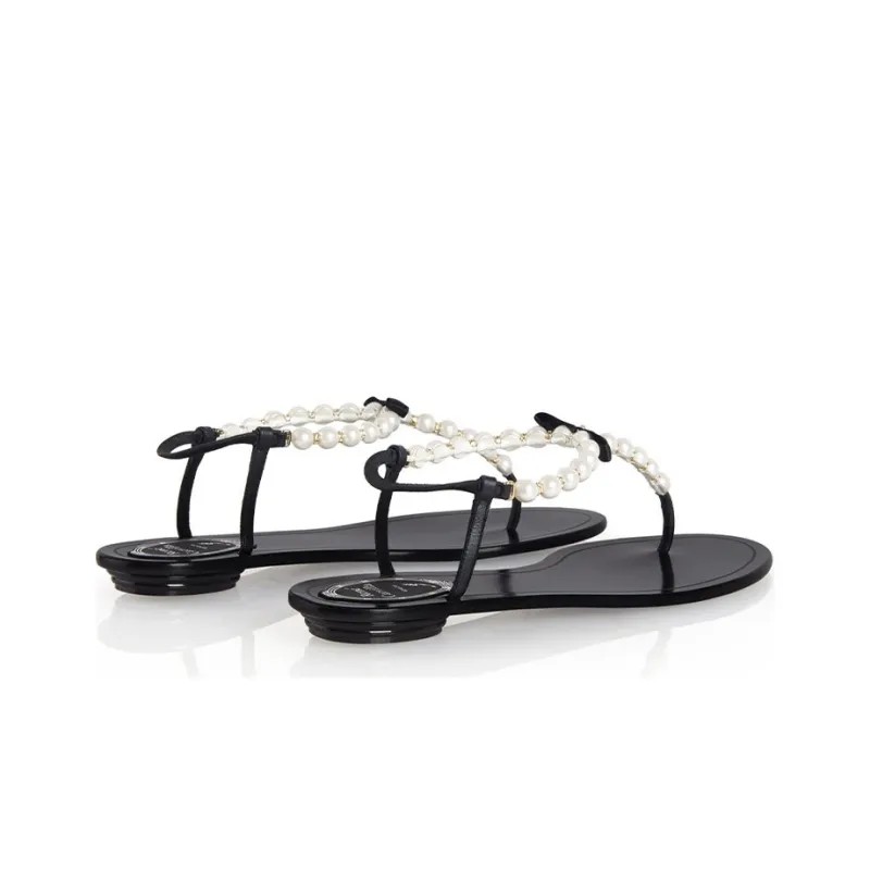 RENE CAOVILLA Eliza Sandal Women's Black-3