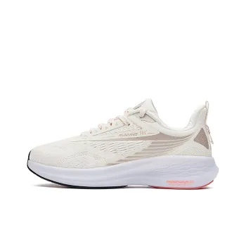361° Flying Wing Q Bounce Ultra Technology Low Top Running Shoes Women's White Gold