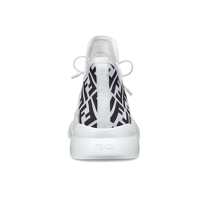 FENDI FF Motif Mesh High 'White'-4