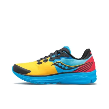 Saucony Runshield 14 Runshield Low-Top Running Shoes Women's Yellow Blue