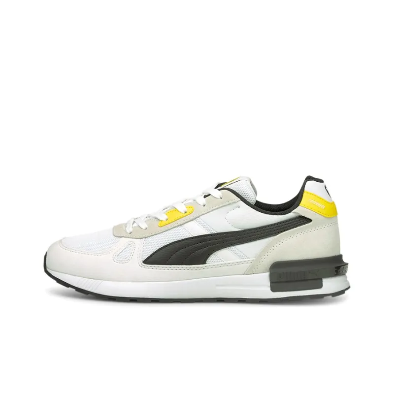 PUMA Graviton Pro Running Shoes Unisex Low-Top White/Black/Yellow-0