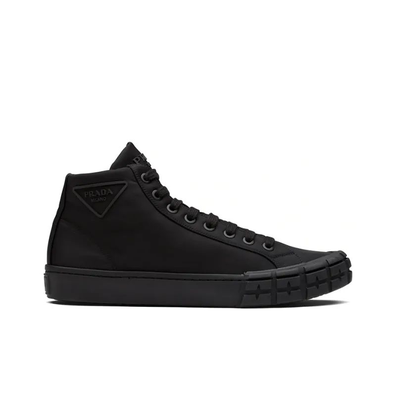 PRADA Gabardine Re-Nylon High 'Black'-1