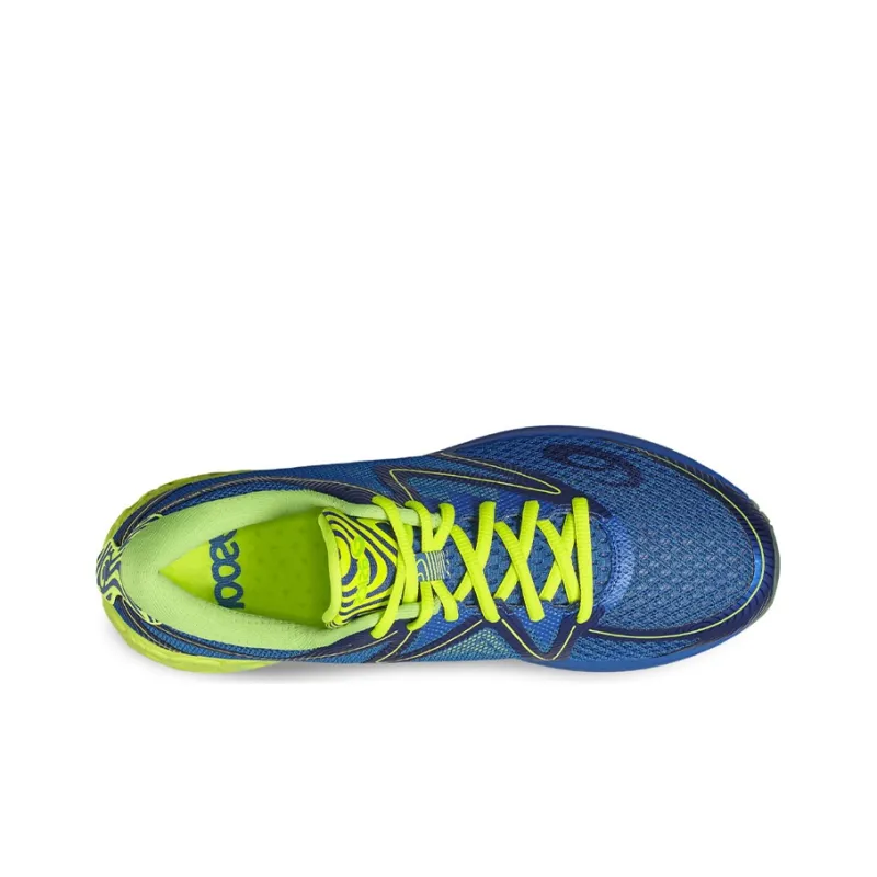 Asics Noosa FF Wear Resistant Low Top Running Shoes Men's Blue Yellow-2