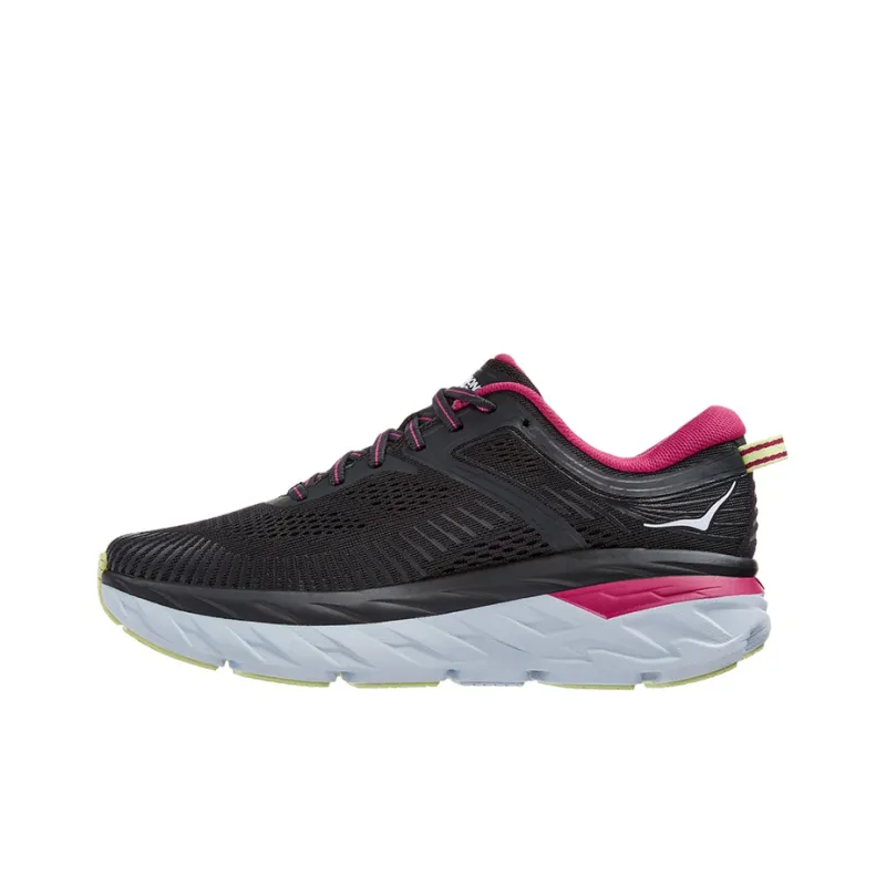 HOKA ONE ONE Bondi 7 Blue Graphite Festival Fuchsia Women's-0