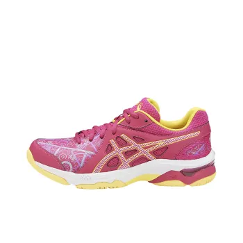 Asics Gel-Netburner Academy 7 Wear-Resistant Low-Top Running Shoes Women's Pink Yellow