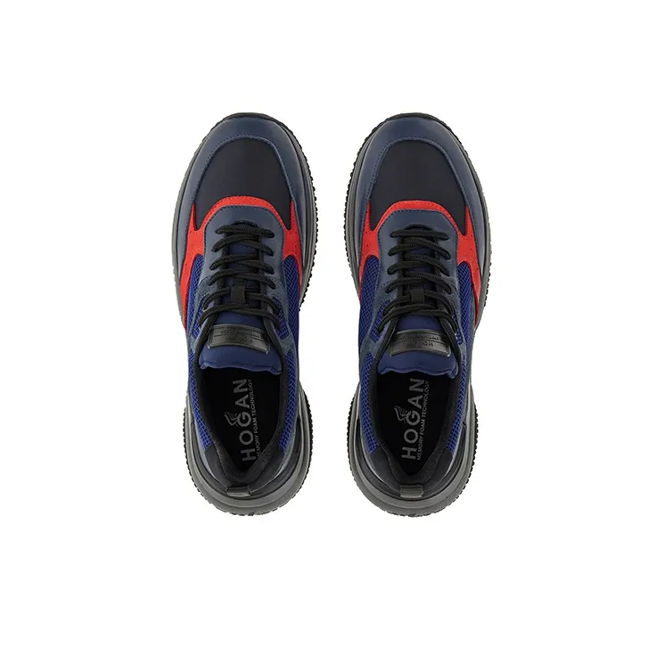 HOGAN Interaction Low Top Casual Shoes Men's Blue-3