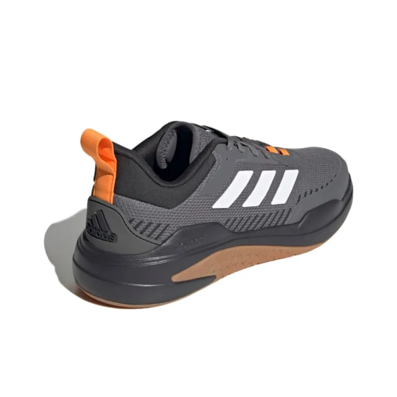 Adidas Trainer V Cushioning Wear Resistant Low Top Running Shoes Men's Gray Black-2