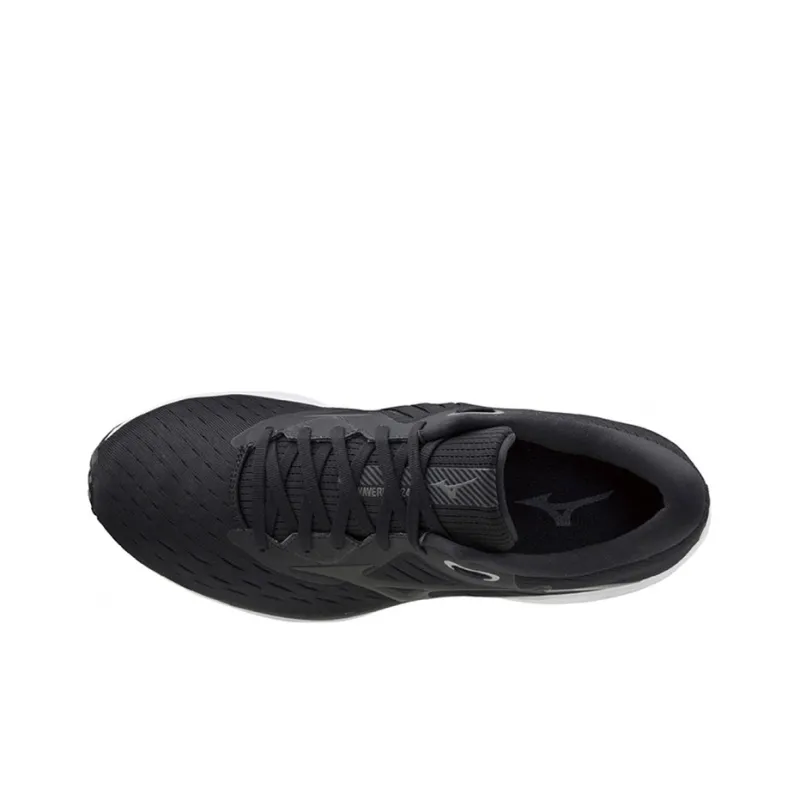 Mizuno Wave Rider 24 Super Wide 'Black Grey'-2