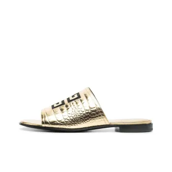 Givenchy Slide Slippers Women's Gold