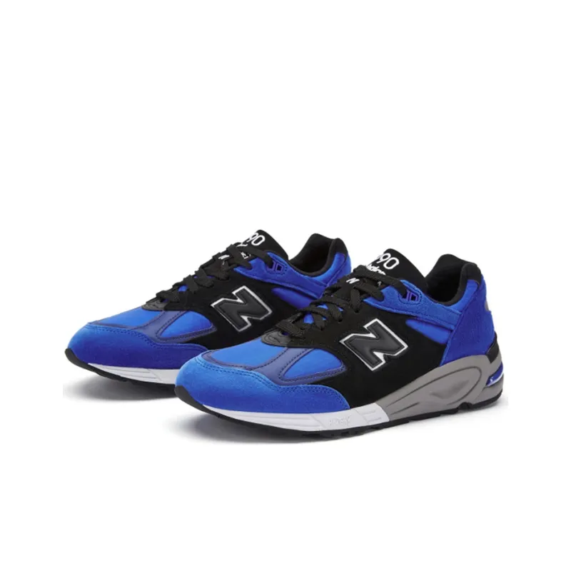 New Balance 990v2 Royal Blue Black-1