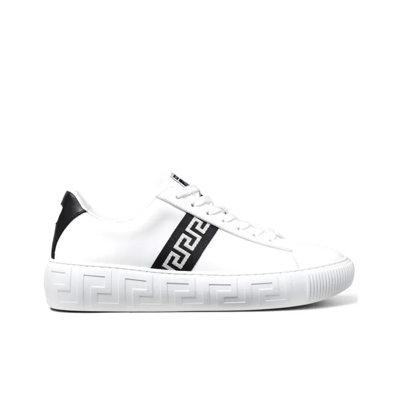 VERSACE Greca White Black-1