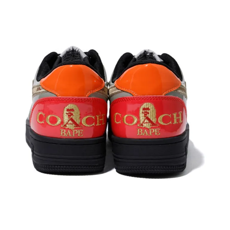 A BATHING APE X Coach Bape Sta 'Black Red Blue'-3