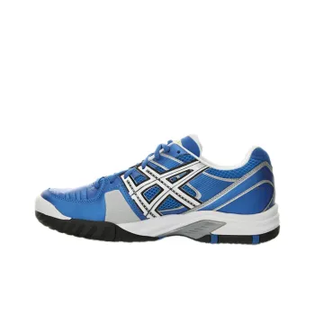 Asics Gel-Challenger 9 Wear-Resistant Slip-Resistant Low-Top Tennis Shoes Men's Blue Silver