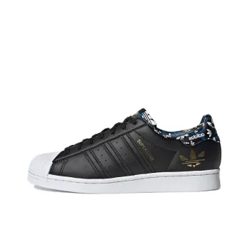Superstar Adidas Originals 'Black Gold Metallic'