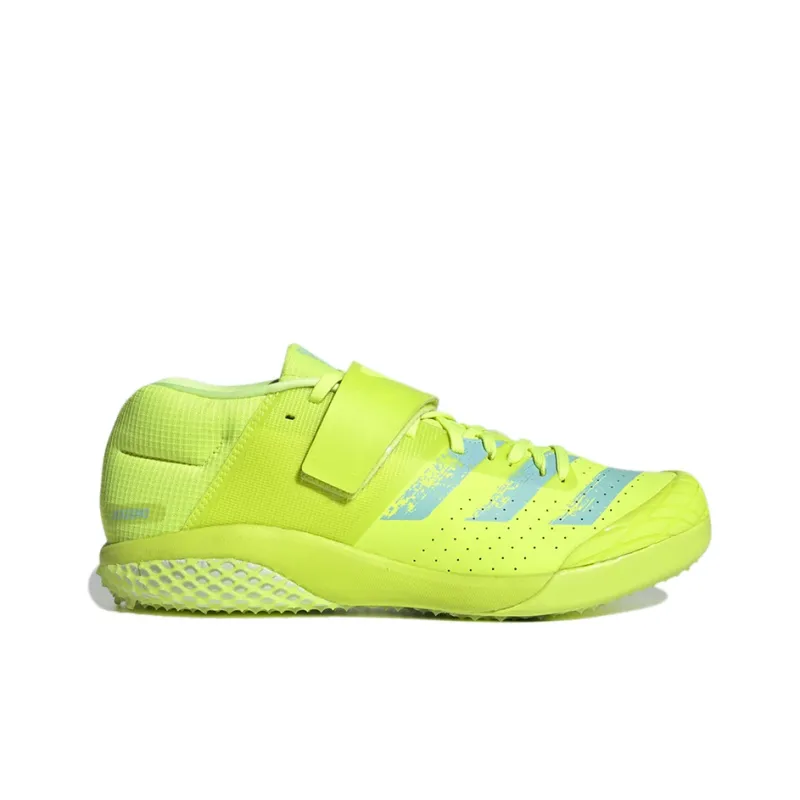 Adidas Adizero Javelin Cushioned Wear-Resistant Coverage Mid-Top Running Shoes Men's Fresh Green-1