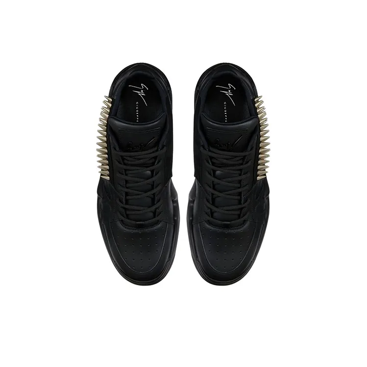 Giuseppe Zanotti/GZ Talon Low Top Stylish Skateboarding Shoes Men's Black-4