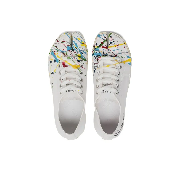 Maison Margiela Tabi Paint-splatter Sneakers-3