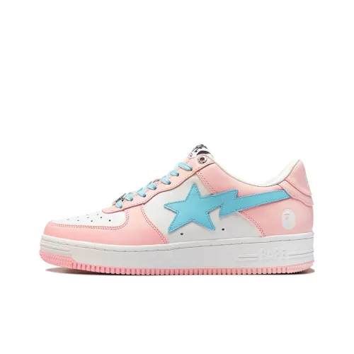 A BATHING APE STA Stylish Skateboarding Shoes Women's Pink